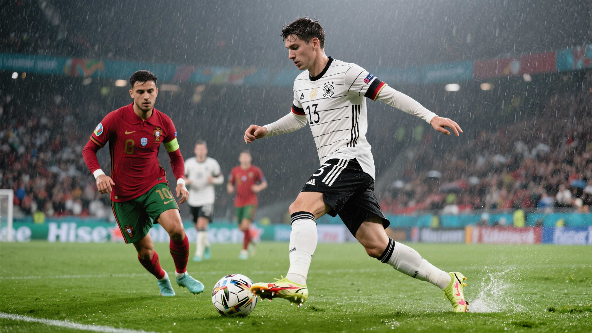 在自然界的变化无常中，足球魅力独特。尤其是当天空点