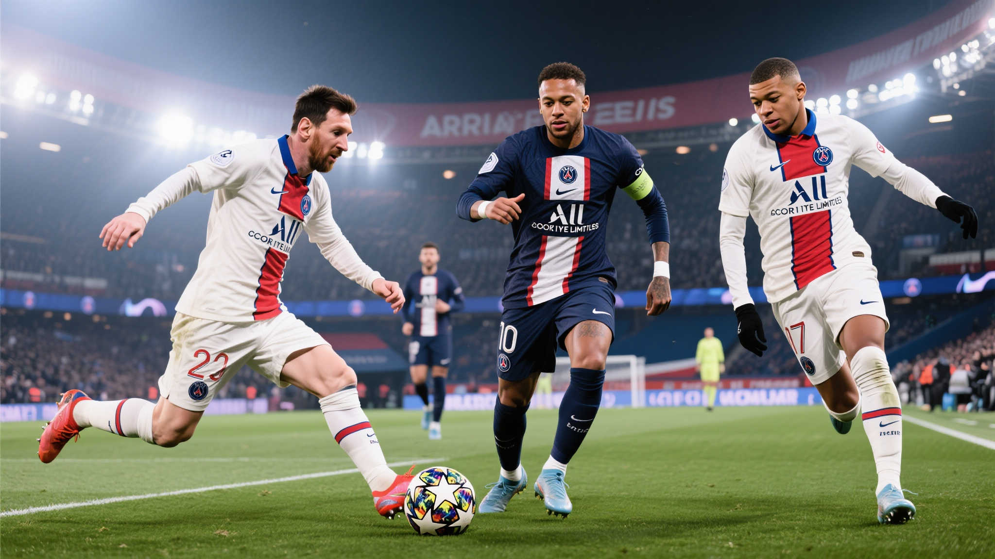 巴黎圣日耳曼主席致谢梅西、内马尔、姆巴佩等昔日功臣 近年来,以梅西、内马尔和姆巴佩为代表的一批超级巨星